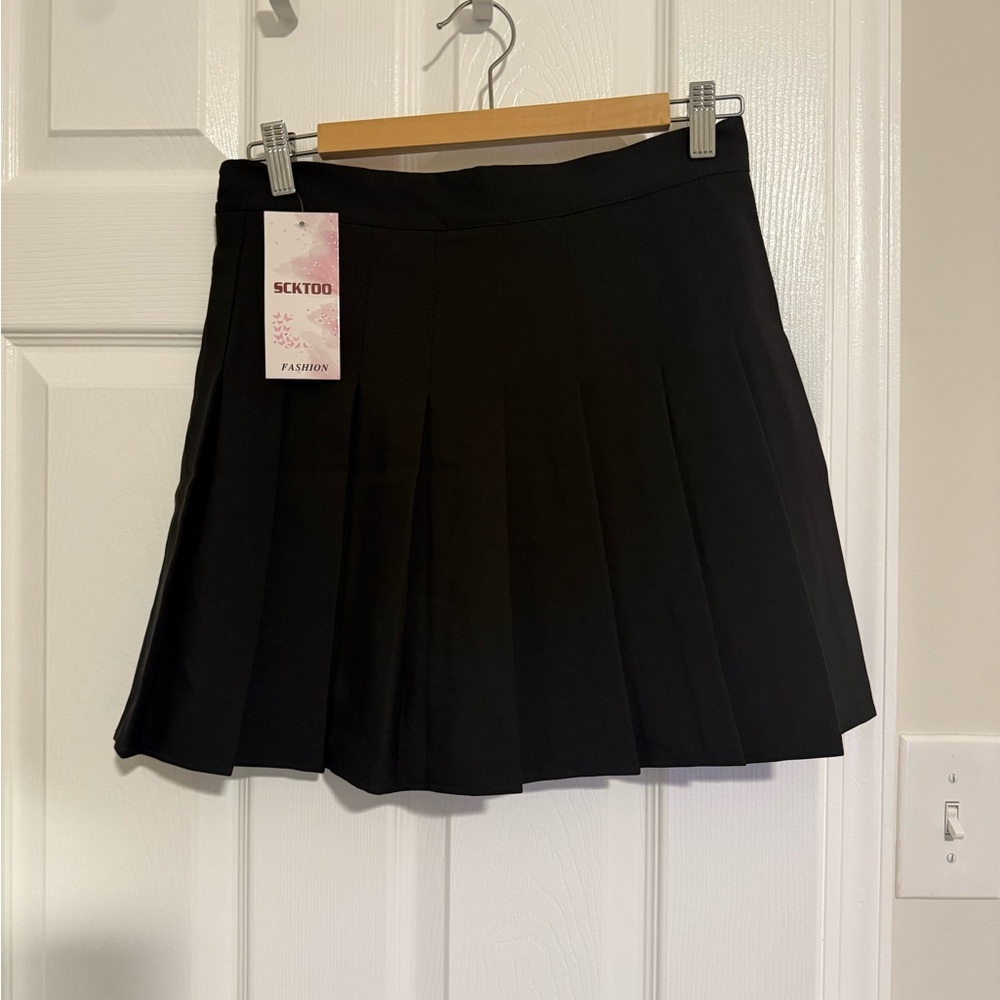NWT High Waisted Pleated Tennis Skirt, School A-Line Skater Skirt